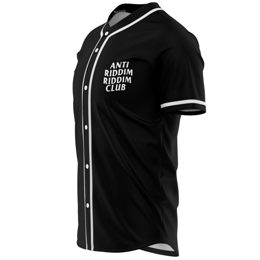 anti riddim riddim club baseball jersey - Rave bonfire