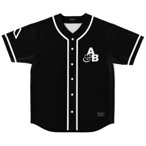 Anjunabeats Black Minimal Record Rave Baseball Jersey