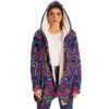 Tribal pattern hooded rave cloak, view 2