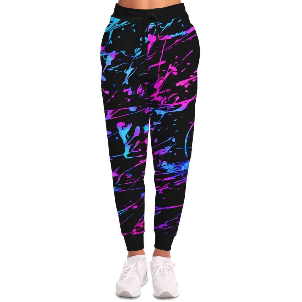 Colorful Abstract Paint Men's Joggers