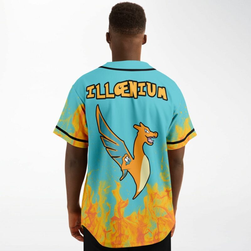 Charizard custom jersey V1 - Rave bonfire