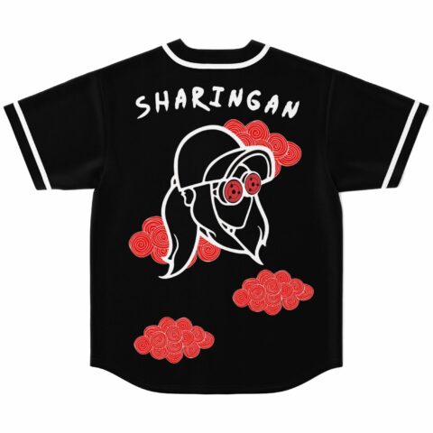 Back view of jersey featuring graphic with bold text and clouds