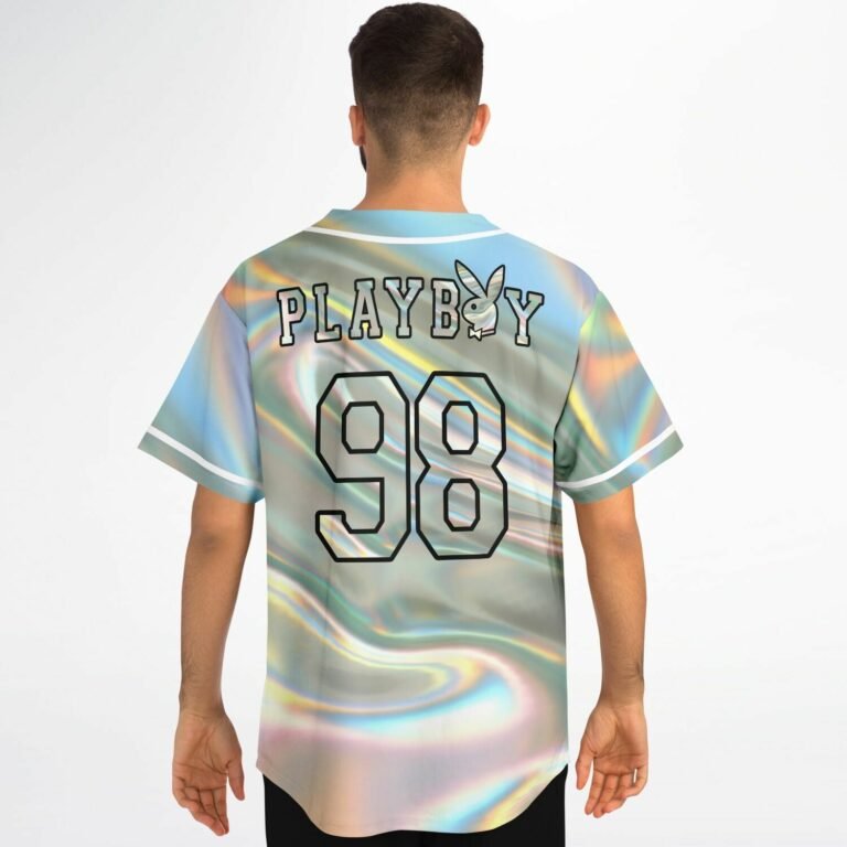 Playboy baseball shirt jersey Rave bonfire