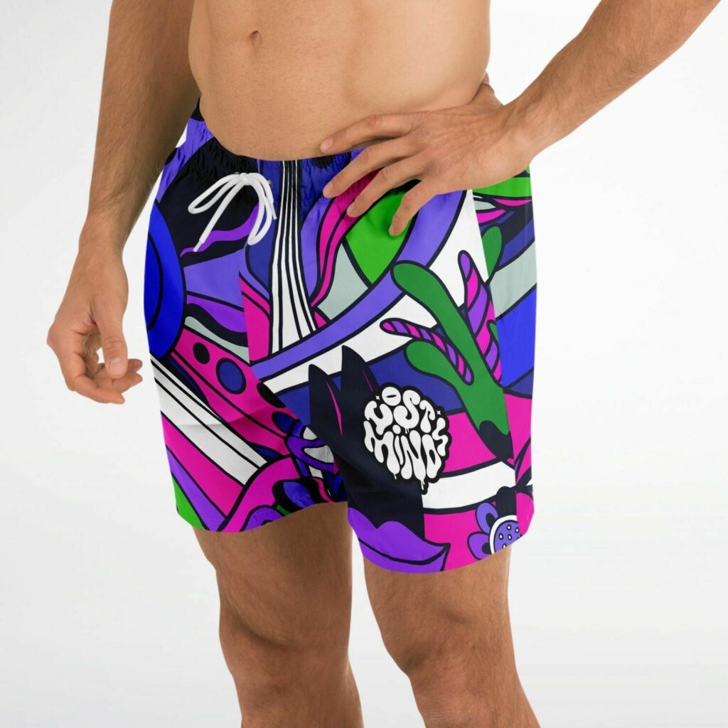 Lost minds swim trunks - Rave bonfire