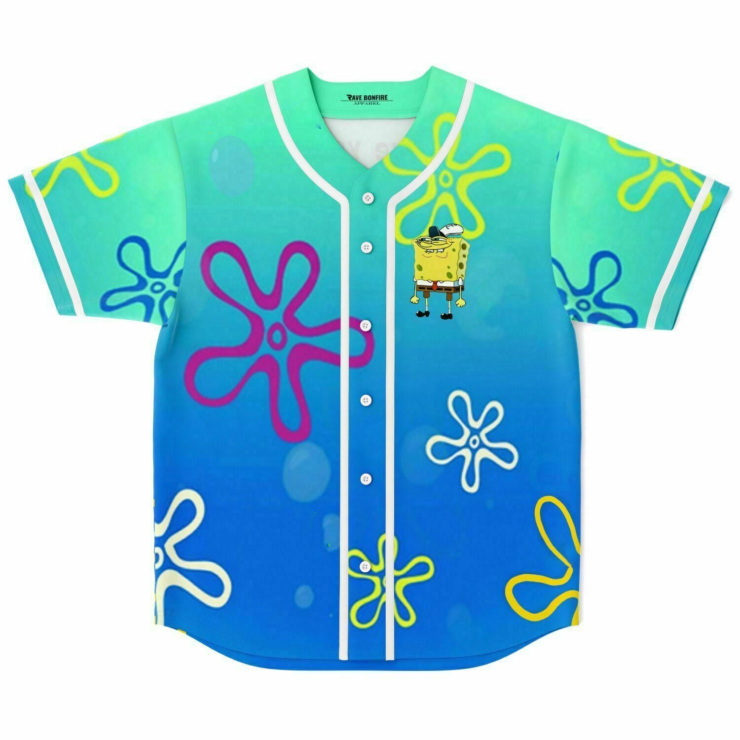 SpongeBob SquarePants custom Jersey - Rave bonfire