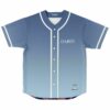Blue ombre baseball jersey with Dabin text front and Sanctuary emblem near hem