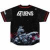 Black starfield back with ATLiens text, astronaut scene, red accents, and white ANGER sleeve lettering