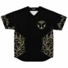 Black front view featuring a gold eye emblem and ornate botanical side panels