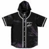 Black and purple marbled swirl front view with “Kai Wachi x BTSM” chest text