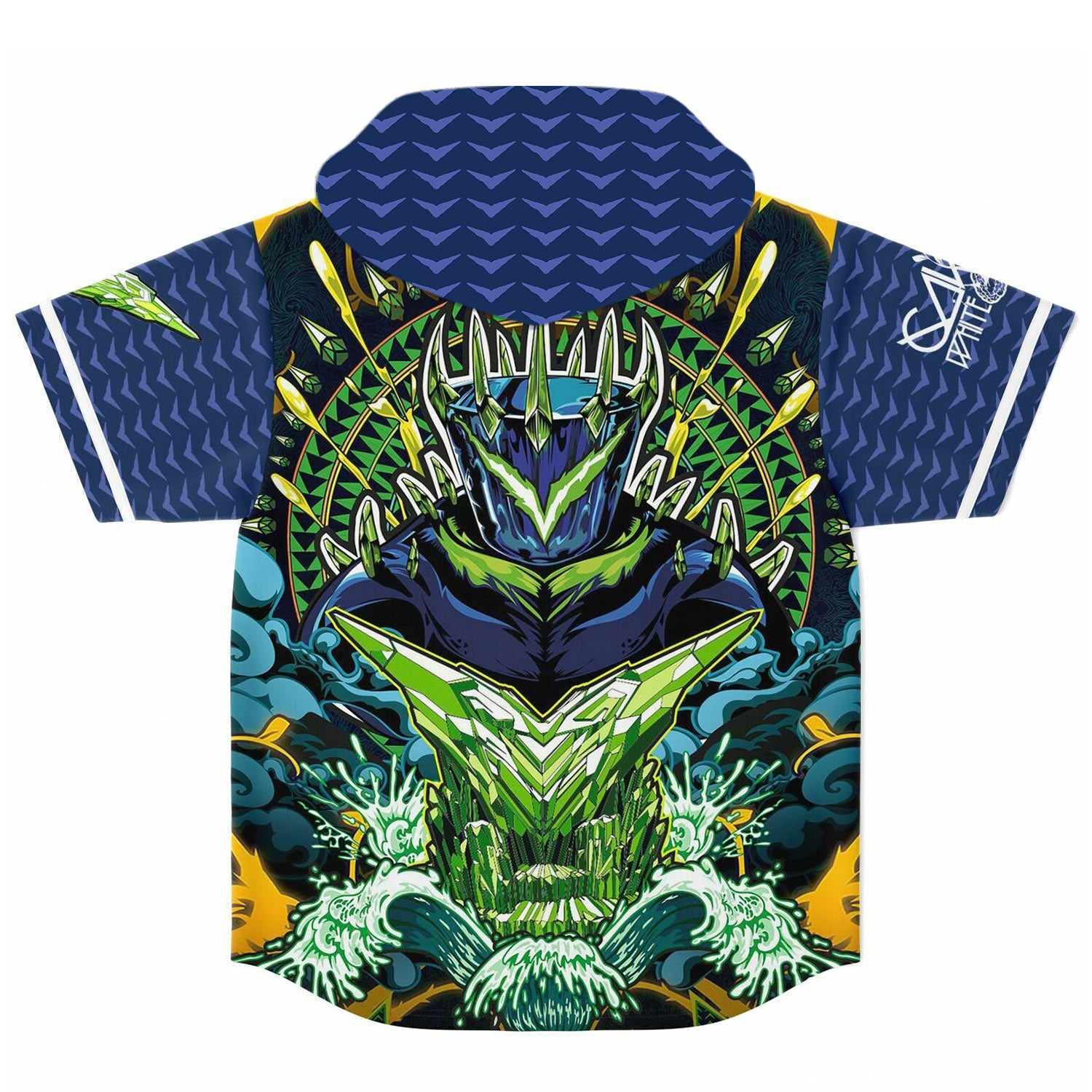 Excision 'Headbanger' Tie Dye Baseball Jersey (Purple)