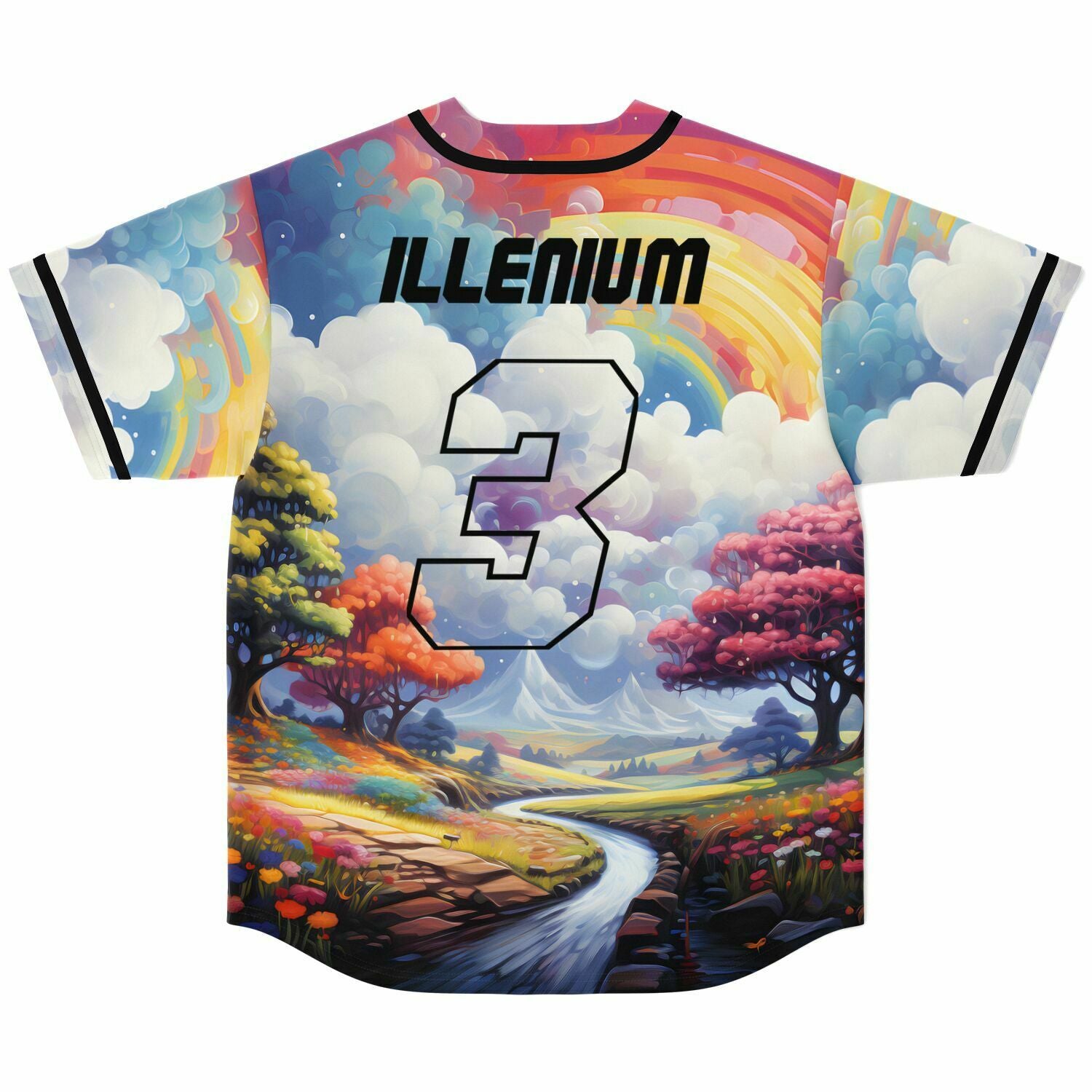 A Jennifer custom Baseball Jersey with the number 3