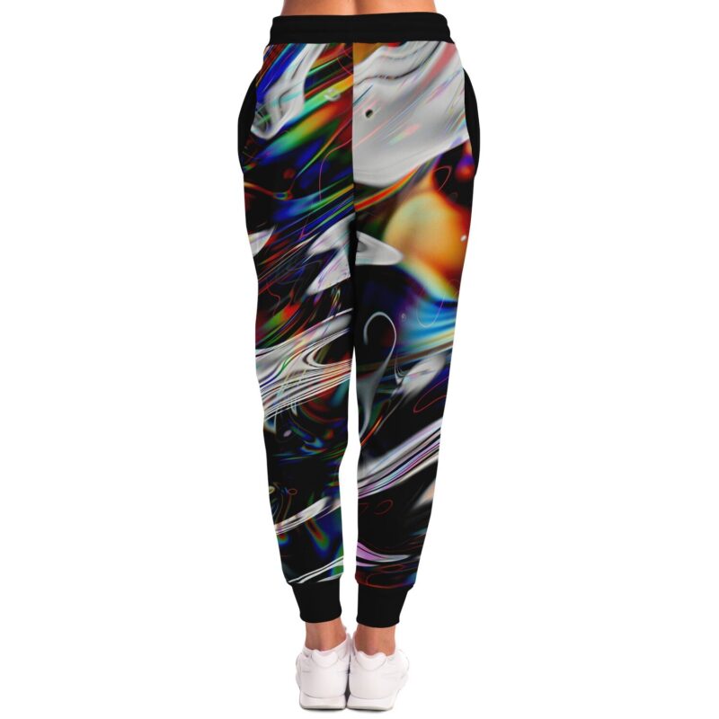 Women's Glitch print joggers.