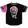back view of jersey showing dripping smiley skull graphic reading We Are Childs 2023