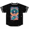 Black starry galaxy pattern back view with colorful “LIVE IN CONCERT” tour graphic