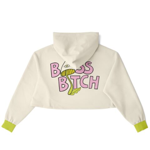 Custom rave dance hoodie, back view