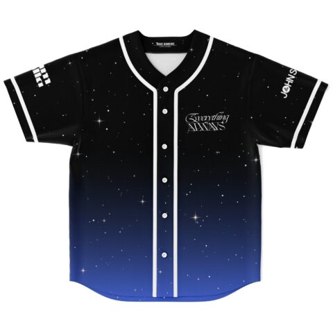 Starry night gradient with “Everything ALWAYS” lettering and white trim, front view