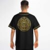 rave baseball jersey — aztec, black – view 3