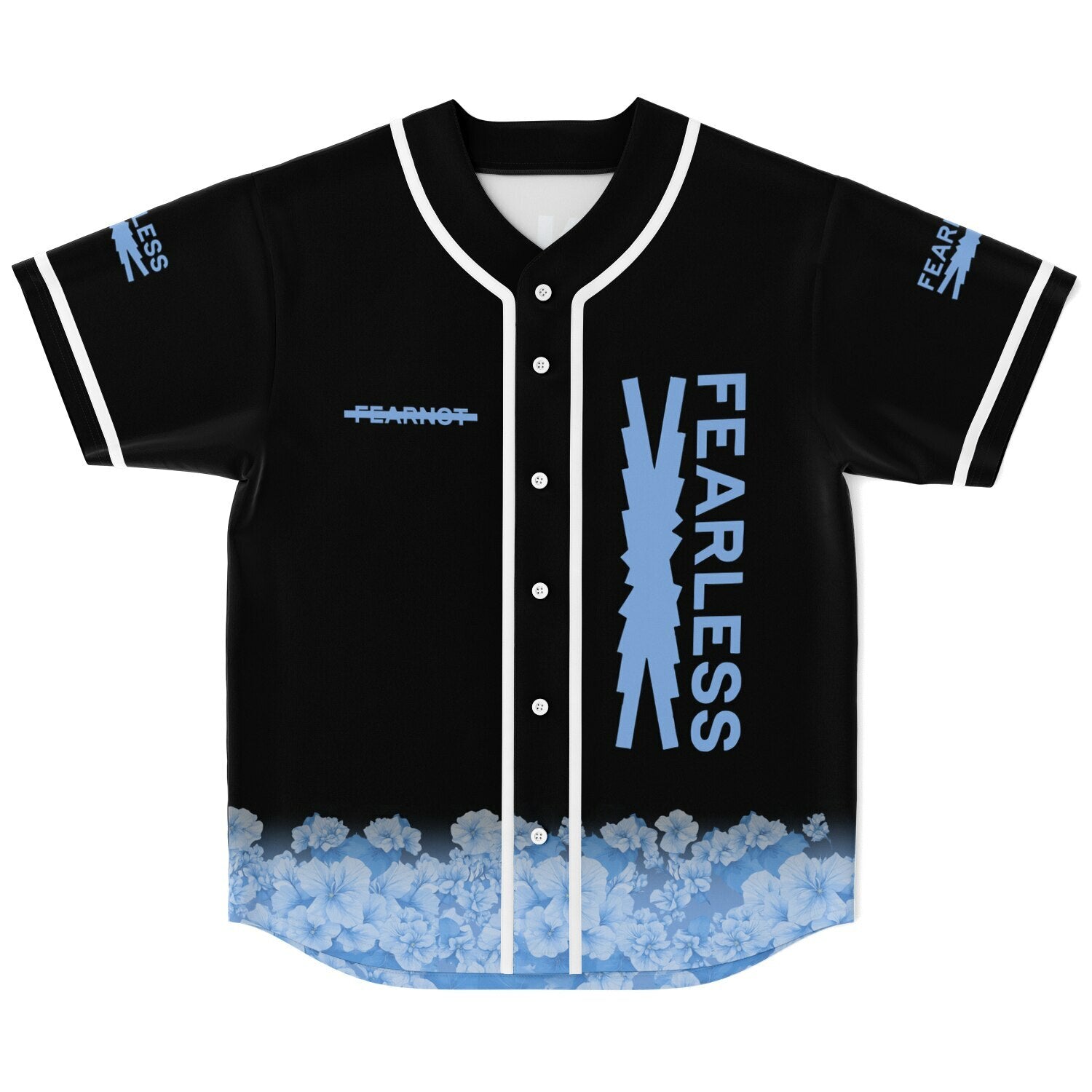 Fearless (Black) custom Baseball Jersey