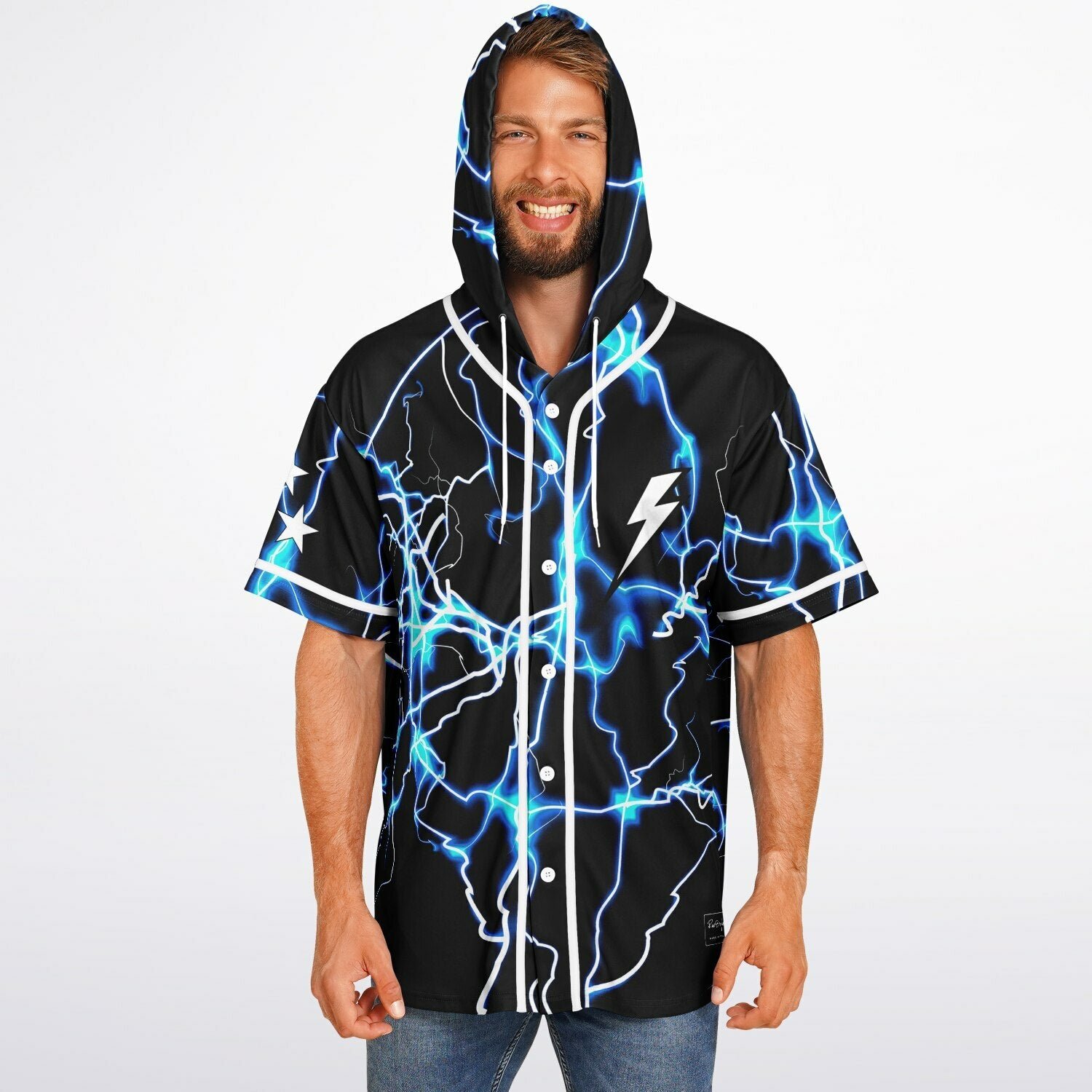 Trae custom Hooded Baseball Jersey - Image 3