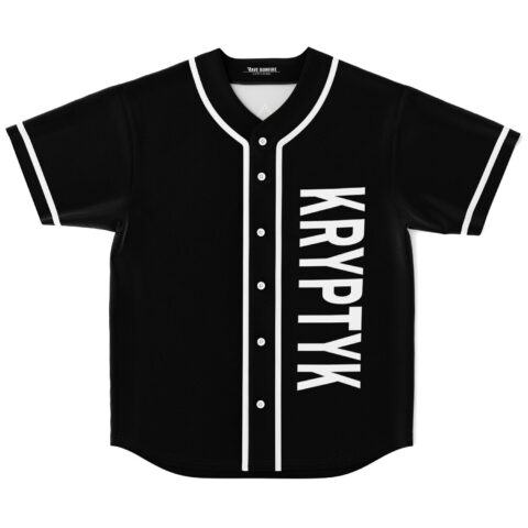 Black KRYPTYK lettering with white piping on the front view, displayed against a white background