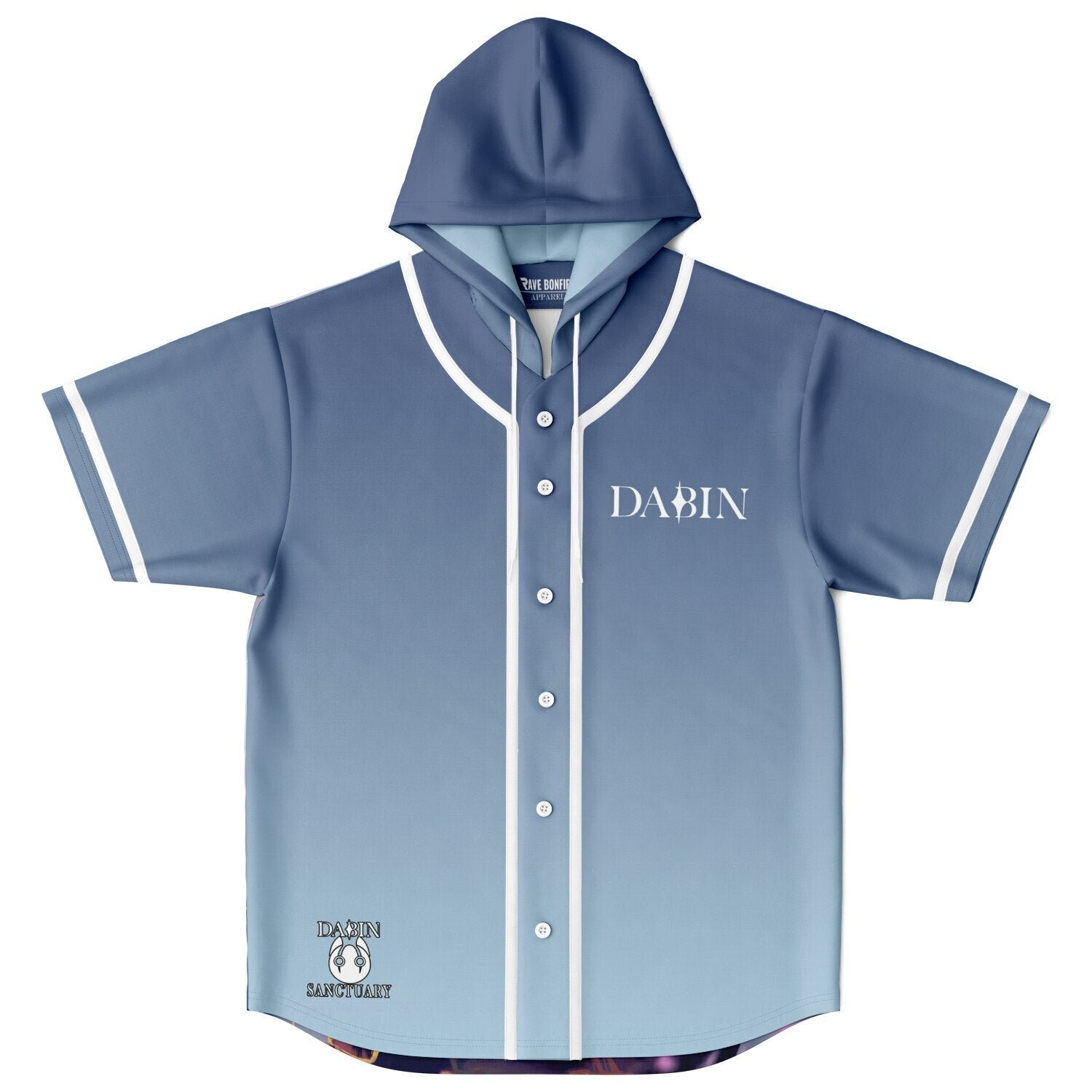 Ethan k custom Hooded Baseball Jersey V2