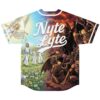 Nyte Lyte heaven-and-hell illustrated collage with angels, demons, and white piping, back view