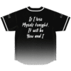 Gradient jersey, white: “If I lose Myself tonight, It will be You and I”