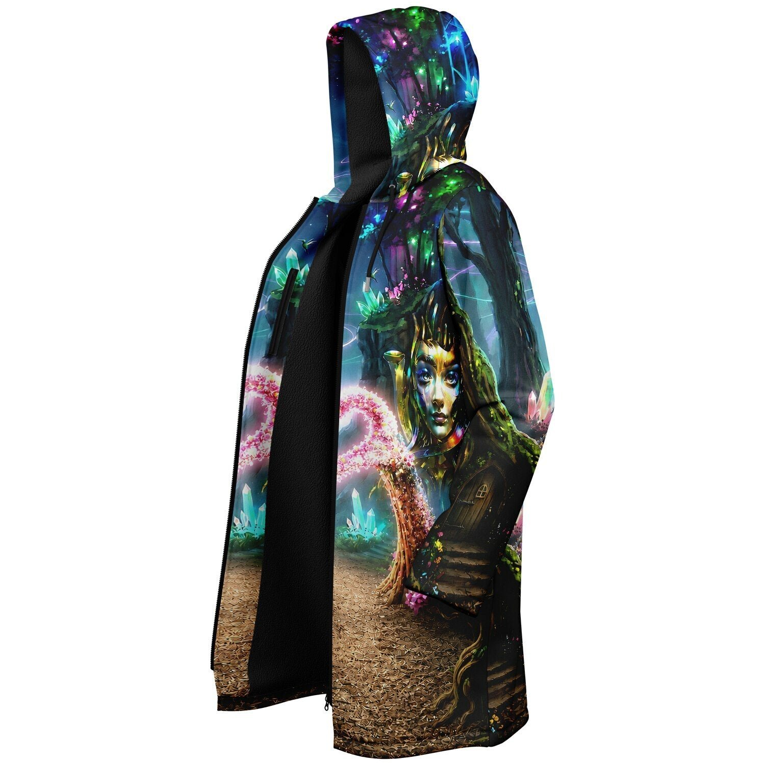 Look around, don’t forget you’re alive Zipper Cloak - Image 3
