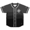 Minimal city emblem front view with interlocking rings, white piping, and “NEW YORK” lettering