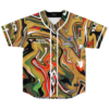 Olive liquid marble front view, white piping, “Galactic Federation” text, flying saucer graphic