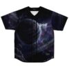 Deep space jersey front with purple planet, starfield, and VETHRA chest text, displayed flat