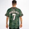 Jessica Audiffred rave baseball jersey — camo, green woodland – view 3