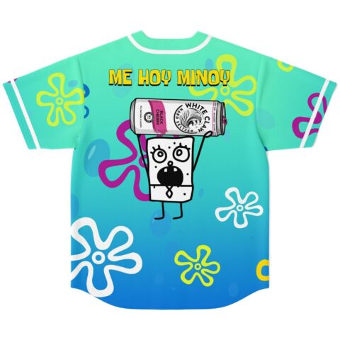 rave baseball jersey — doodlebob, aqua