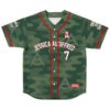 Jessica Audiffred rave baseball jersey — camo, green woodland