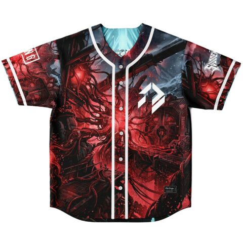 SVDDEN DEATH reversible baseball jersey — reversible sci, side