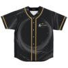 rave baseball jersey — custom business, black