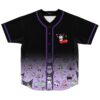 rave baseball jersey — sanrio kuromi, black upper