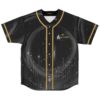 rave baseball jersey — custom business, black