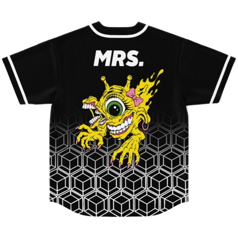 Subtronics rave baseball jersey — subtronics cyclops, black white