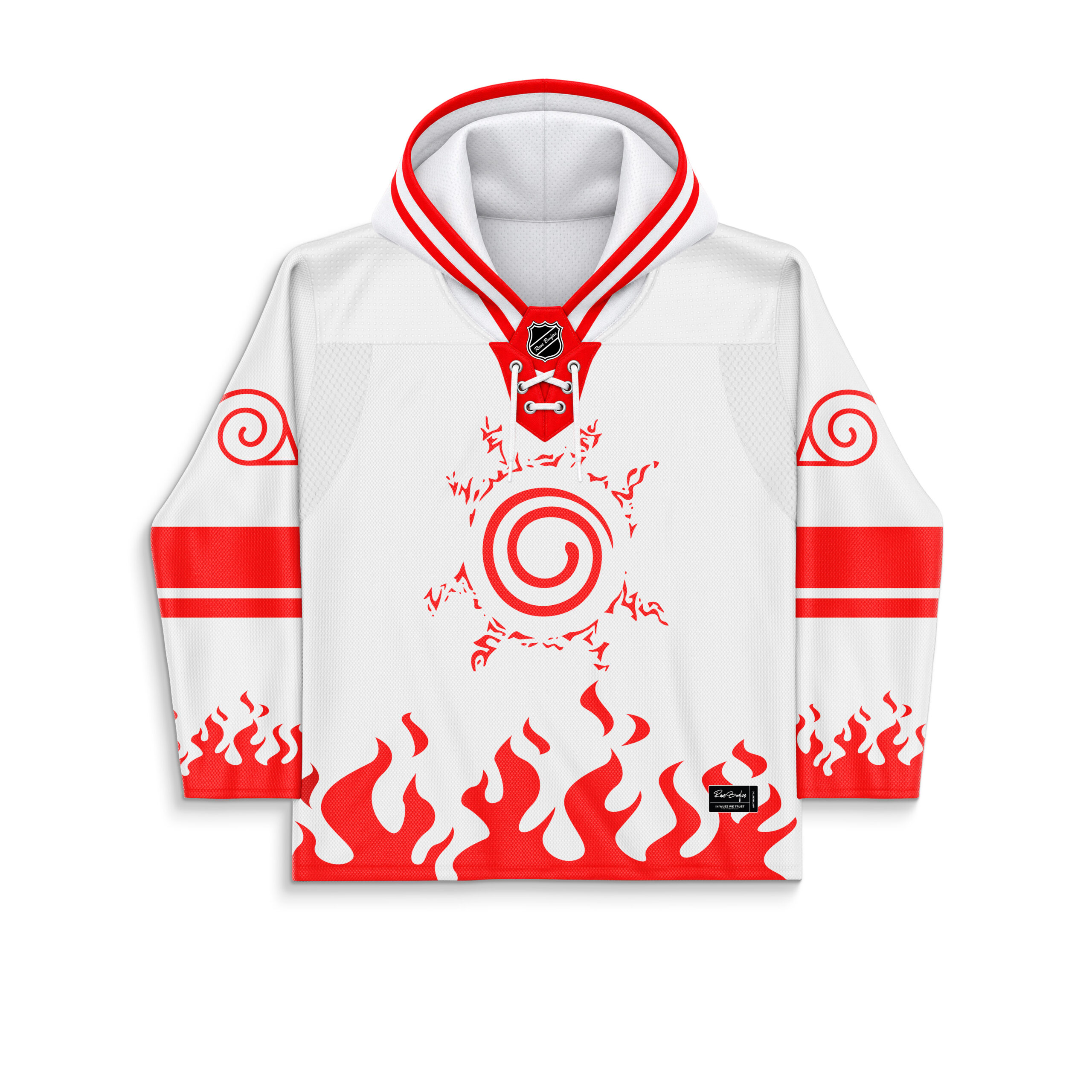 Minato cosplay custom hooded Hockey Jersey