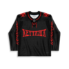KETTAMA rave hockey jersey — gothic kettama, black – back view