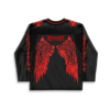 KETTAMA rave hockey jersey — gothic kettama, black