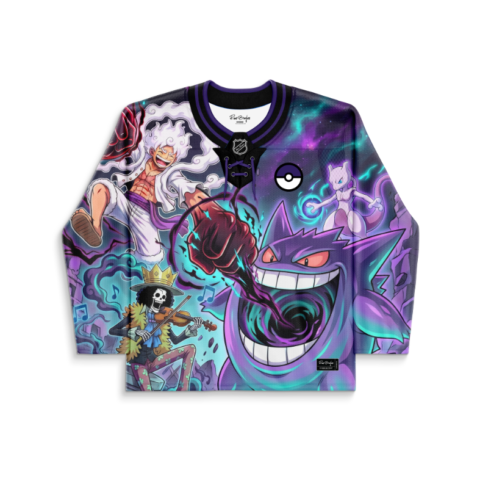 rave hockey jersey — anime, purple