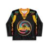 GRiZ rave hockey jersey — cosmic space, black