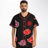 rave baseball jersey — naruto inspired, black – view 3