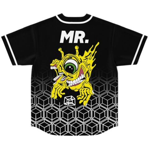 Subtronics rave baseball jersey — subtronics cyclops, black white