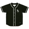 Zeds Dead rave baseball jersey — retro crt, black – view 4