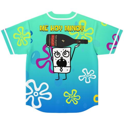 rave baseball jersey — doodlebob, aqua