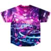 rave baseball jersey — photoreal dj, purple