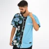 FISHER rave baseball jersey — split, light sky – view 5
